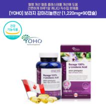 보라지 감마리놀렌산 혈액순환에좋은것 엄마갱년기선물 코가려움 여성에게좋은 여성용영양제 달맞이꽂씨유 피부보습영양제 피부건강영양제, 90캡슐4개(12개월분).