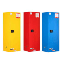 위험물 보관소 유류 보관함 안전 화학 캐비넷 잠금, 12갤런-블루