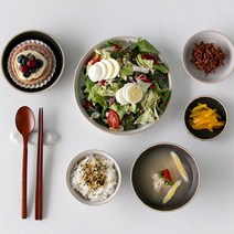 cocooning DamDa KOREA 흙의 질감 명품 도자기그릇 14종(별도구매가능), 공기(브라운)