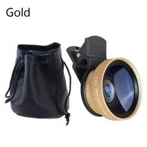 스마트폰 카메라 전화 렌즈 키트 0 45 초광각 앰프 전화용 12 5 슈퍼 매크로 렌즈, 금