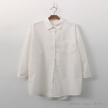 오슈 여성 화사한 파스텔톤 루즈 보이핏 셔츠 미니원피스