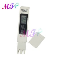 디지털 phtds ec meter 테스터 온도계 펜 물 순도 ppm 필터 수경법 수족관 수영장 수질 모니터, ec 배터리 없음