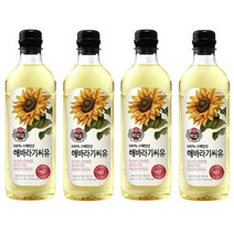 백설 해바라기씨유 900ml x 4개