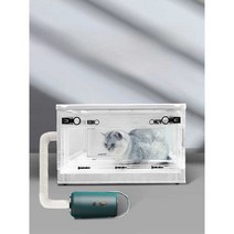 반려묘 반려견 산소방 호흡 산소통 치료 인큐베이터, M 세트