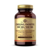 Solgar 콜린/이노시톨 500mg/500mg 100정 식물성 캡슐 50회 분 논GMO 글루텐프리