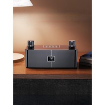 가정용노래방기계 집 홈 무선마이크 반주기 블루투스 휴대용 이동식 노래방, 레드-듀얼 마이크