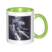 세트 예쁜 찻잔Warframe - Wisp 컵 라떼 티 세트 아랍 커피 도자기, 04 Green_01 301-400ml