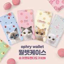 위너스스토어 LG Q7 플러스 Q725 지갑케이스 문어빨판 뽁뽁이 카드수납 다이어리케이스 슈가캣