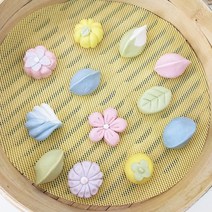 [참진주로컬푸드]송편만들기 키트 : 추석을 빚다(반죽 6종(1봉 80g) 깨속(150g) 송편몰드 제공) 아이들과 함께 만드는 간단하게 만드는 송편, 80g, 1개