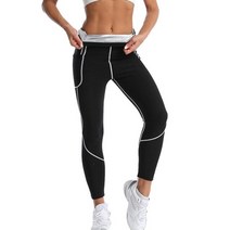 땀복 사우나 슈트 체중관리 여성 슬리밍 탑 및 바지 네오프렌 열 긴 소매 지퍼 셔츠