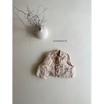 베베 호호조끼 봄 백일 돌 6개월 촬영룩 데일리룩 블룸비