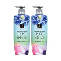 [여신 머릿결+명품향수향] 엘라스틴 퍼퓸 컨디셔너 퓨어브리즈 600ml 2개 (봄바람에 살랑이는 청초한 화이트 로즈향), 1세트
