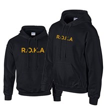 오너클랜 기모 후드티 블랙 옐로우 ROKA[W97D936]