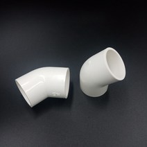 DIY 파이프 커넥터_135도 파이프고정 흰색 연결커넥터, 상세 참조