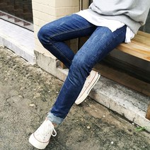 [토모나리] 슬라브 워싱 롤업 데님진