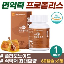 환절기 면역력 증진 구강 항균 항산화 씹어먹는 프로폴리스 비타민 D 아연 올인원 영양제 어린이 청소년 노인 온가족 면역 강화제 츄어블 PROPOLIS 고농축 플라보노이드 항산화제