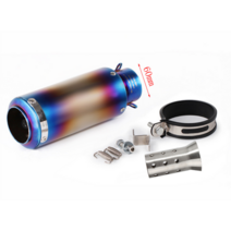 오토바이 배기 파이프 머플러 51mm 60mm 범용 sc 배기 proyect 이스케이프, a12-60mm