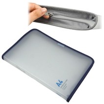 지퍼있는 화일케이스 휴대용 서류보관함 파일수납파우치