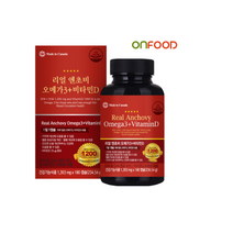 온푸드 리얼 엔초비 오메가3+비타민D, 180정, 2개