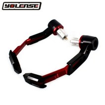 [해외]BMW S1000RR HP4 S1000XR S1000R 용 범용 78 22mm 알루미늄 오토바이 핸들 바 브레이크 클러치 레버 프로텍터 가드, 빨간색