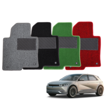 블코 프리미엄 잔디매트 택시전용 발판 카매트, 레드, 아이오닉5 택시 (22년7월~)