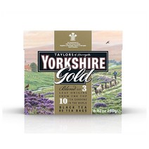 Taylors of Harrogate Yorkshire Gold 테일러오브헤로게이트 요크셔 골드 블랙티 홍차 티백 80입X4개