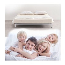 베트남 천연 라텍스 110KG 100T 바닥 토퍼 매트리스