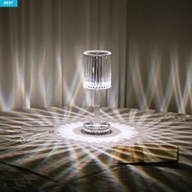 로이체 인테리어 조명 원터치 크리스탈 램프 RCL-200 충전식 무선 식탁 침실 무드등