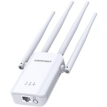 300mbps 와이파이 리피터 와이파이 범위 확장기 2.4ghz 확장 홈 와이파이 라우터 신호 11n 무선 와이파이 부스터 범위 증폭기, 우리 플러그, 흰색 4 안테나