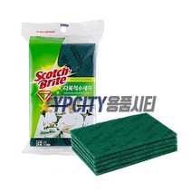 3M다목적수세미96 (5Px10봉) 초록색 청사각수세미, 10봉, 5p
