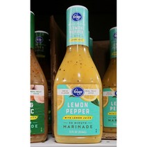 Kroger (미국마트) 레몬 마리네이드 354ml 4팩 Lemon Pepper with lemon juice 30 minute marinade, 1개, 200ml