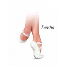 샨샤 PRO 1C 발레 슈즈 (화이트), W (넓은 볼), 13