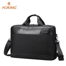 AOKING 남성용 서류가방 노트북가방 크로스백 출근백, 본품, 블랙