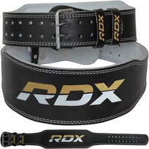 RDX 4 Inch 무게 Lifting 가죽 벨트 블랙 2Xlarge, 216480 Double Extra Large