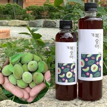 효소 개복숭아 엑기스 300ml 무농약 개복숭아청 자연 발효 원액 숙성 차 에이드, 용량, 500ml