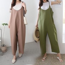 [아이엠수]시크 린넨 점프수트