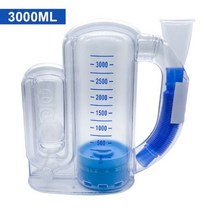 노인 폐활량 측정 폐 호흡 운동 기구 측정기 10, 01형3000ml, 10개