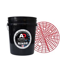 AD 린스버킷(블랙)+5홀 그릿가드 버킷필터(레드) 세트