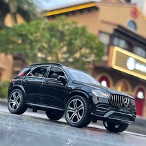 자동차모형 다이캐스트 1:32 벤츠 gle63s 소리와 빛 오프로드 차량, 검은색