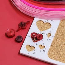 스트링 종이아트 모양판 퀼링페이퍼모양