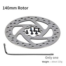NUTTMTB 전기 자전거 스쿠터 유압 브레이크 디스크 140mm 160 180 로터 팻 미니 쿠구 G 부스터ES3 듀얼트론, 140mm Rotor one
