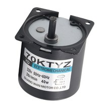 산업용부품 전기장비 기계모터 220V AC 40W 저속 기어드 모터 70KTYZ 영구 자석 동기 모터 조정 가능한 방, 14 10 분당회전수