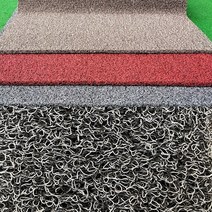 카페트랜드 쿠션 프리미엄 코일매트 미끄럼방지 충격흡수 현관매트 자동차매트 두께 약20mm, 회색(흑색)