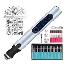 가공기 나무홈파기 컷팅기 커팅기 전기 조각 펜 키트 USB 충전식 조각사 무선 도구 에칭 정의 DIY 및 공예, silver, silver