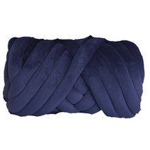 걸스코코 자이언트얀 일반얀 벨벳얀 미니백 가방만들기 DIY 망고실 가방 실 뜨개실, 네이비, 500g-벨벳