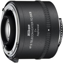 Nikon DSLR 카메라용 자동 초점 기능이 있는 Nikon Auto Focus-S FX TC-20E III 텔레컨버터 렌즈, One Color, One Size