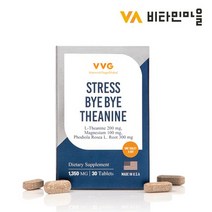 스트레스 바이바이 테아닌 마그네슘 1박스 1개월분, 없음