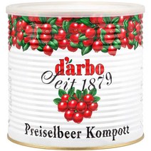 Darbo lingonberry compote can 다보 링곤베리 컴포트 캔 2.8kg