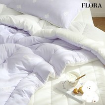 플로라 프리비숑 먼지없는 차렵이불 단품 및 세트 SS/Q/K 2colors