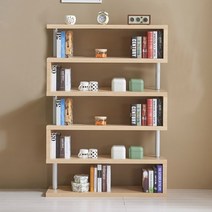 (ㄹ) 5단 책장, 화이트